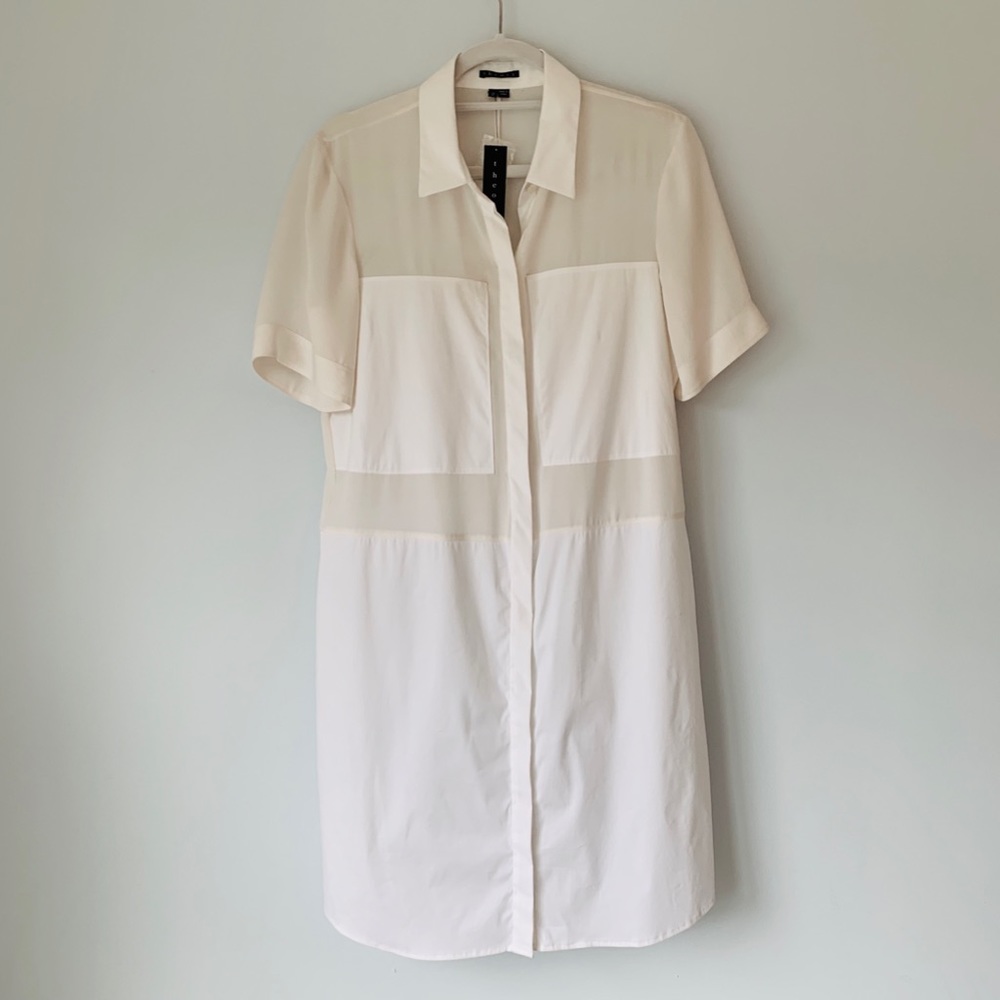 Theory | NWT White ETA Dress